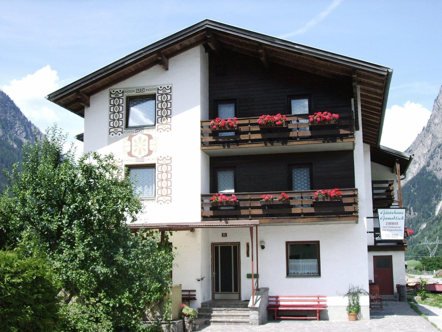 Hotel Haus Gamsblick Umhausen Exteriér fotografie